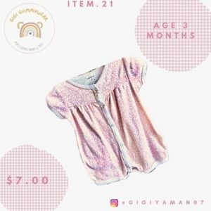 **GIGI GUMMYWEAR**carter’s baby girl’s bodysuit